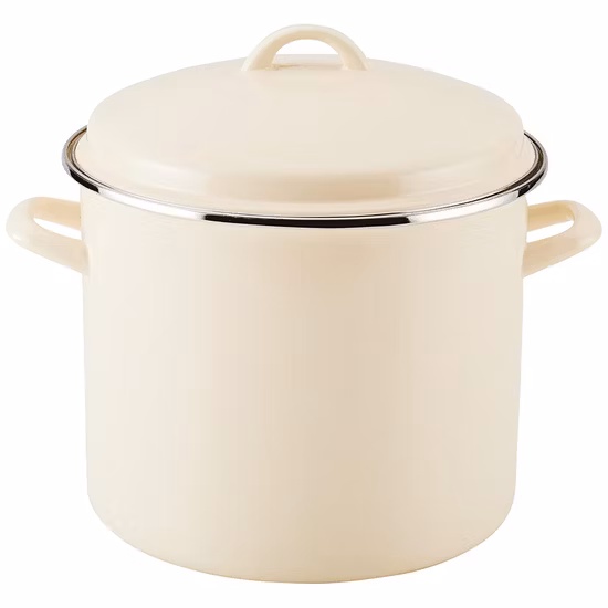 Enamel Induction-Safe Casserole Dish with Lid, Cast Iron, Grey, 20cm